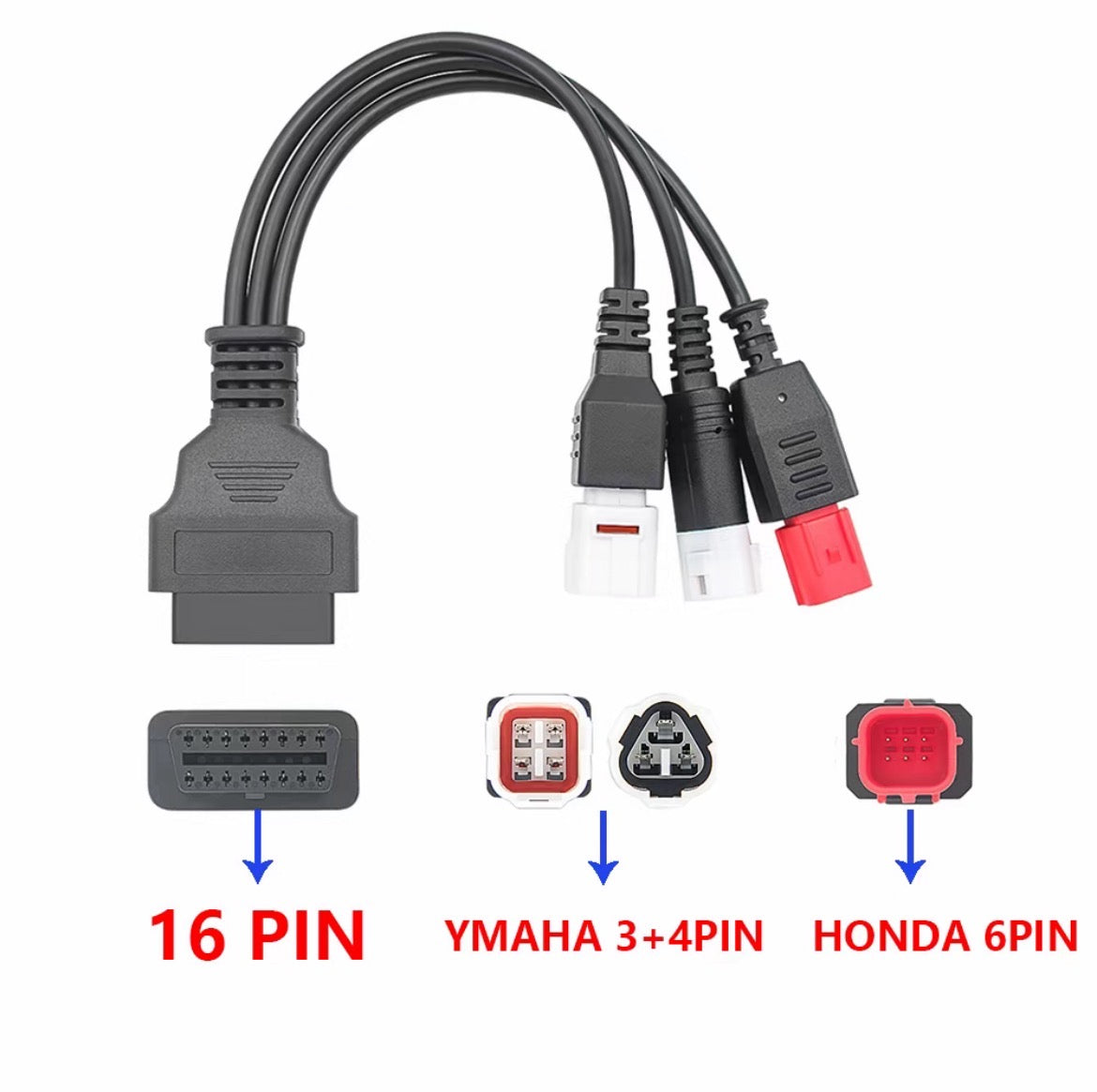 JF700 Car Motorcycle OBD2 Scanner Engine Tester for Honda Nissan OBD Pin Voltage Analyzer ELM 327